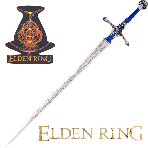 Elden Ring Lunar Blade of Rellana Metal Sword With Plaque