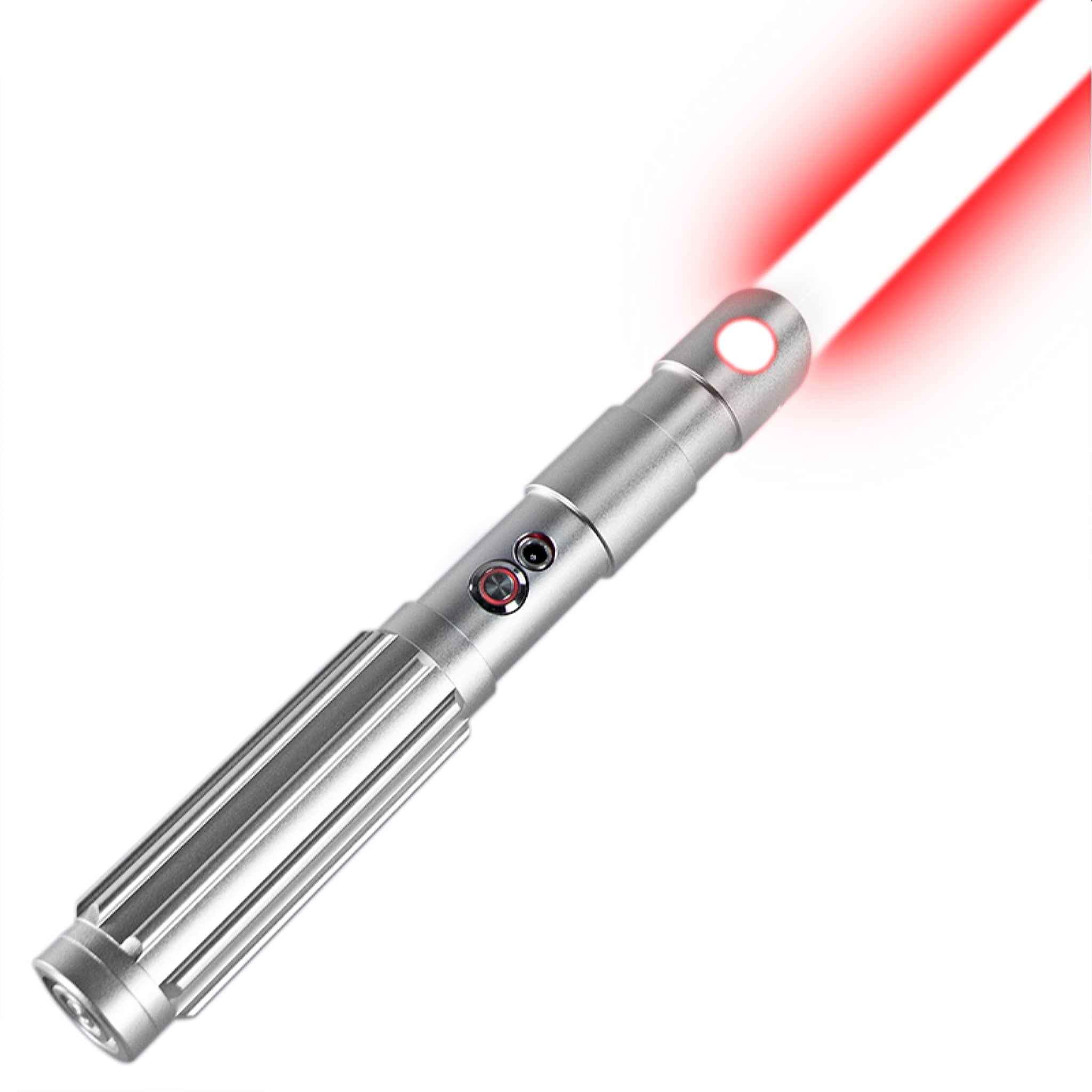 Star Wars No. C022 Silver Baselit Combat Lightsaber RGB Replica