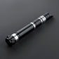 Star Wars No. C036 4-Fonts Black Baselit Combat Lightsaber RGB Replica Chargable