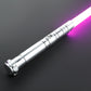 Star Wars No. C036 Silver Baselit Combat Lightsaber RGB Replica (No 97 Base)