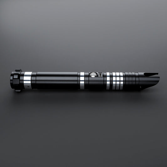 Star Wars No. C036 4-Fonts Black Baselit Combat Lightsaber RGB Replica Chargable