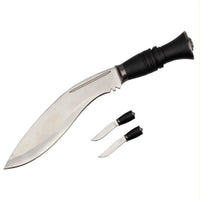 Kukri Large Dagger Metal Machete 3 Piece