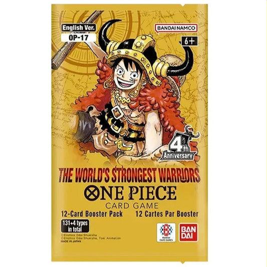 One Piece OP-17 TCG Card Game Booster Pack The World's Strongest Warriors