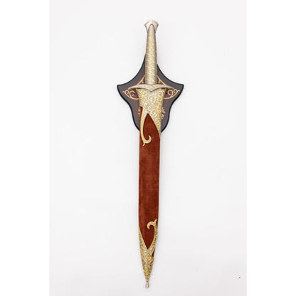 The Lord of the Rings / Hobbit Sting With Scabbard And Display Plaque Metal