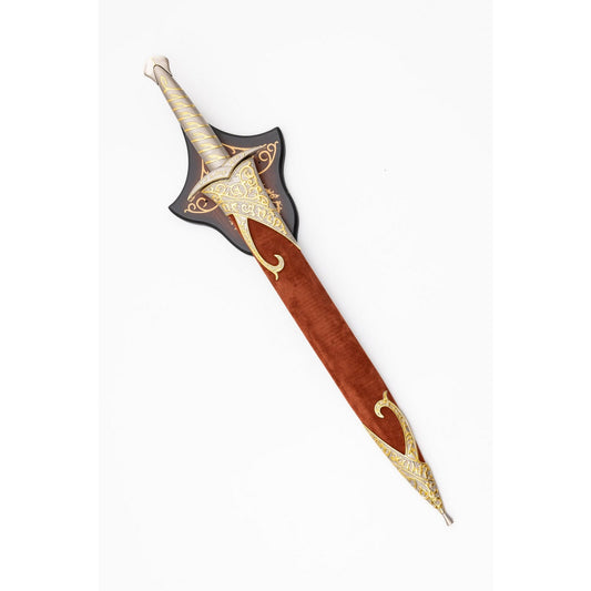 The Lord of the Rings / Hobbit Sting With Scabbard And Display Plaque Metal