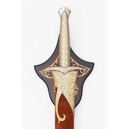 The Lord of the Rings / Hobbit Sting With Scabbard And Display Plaque Metal
