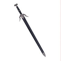 The Witcher 3 Geralt's Silver Medium Sword Diagonal Guard Metal Sword