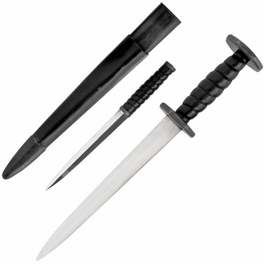 Rondel Metal Dagger 14th Century — Museum Quality Historical Display Replica