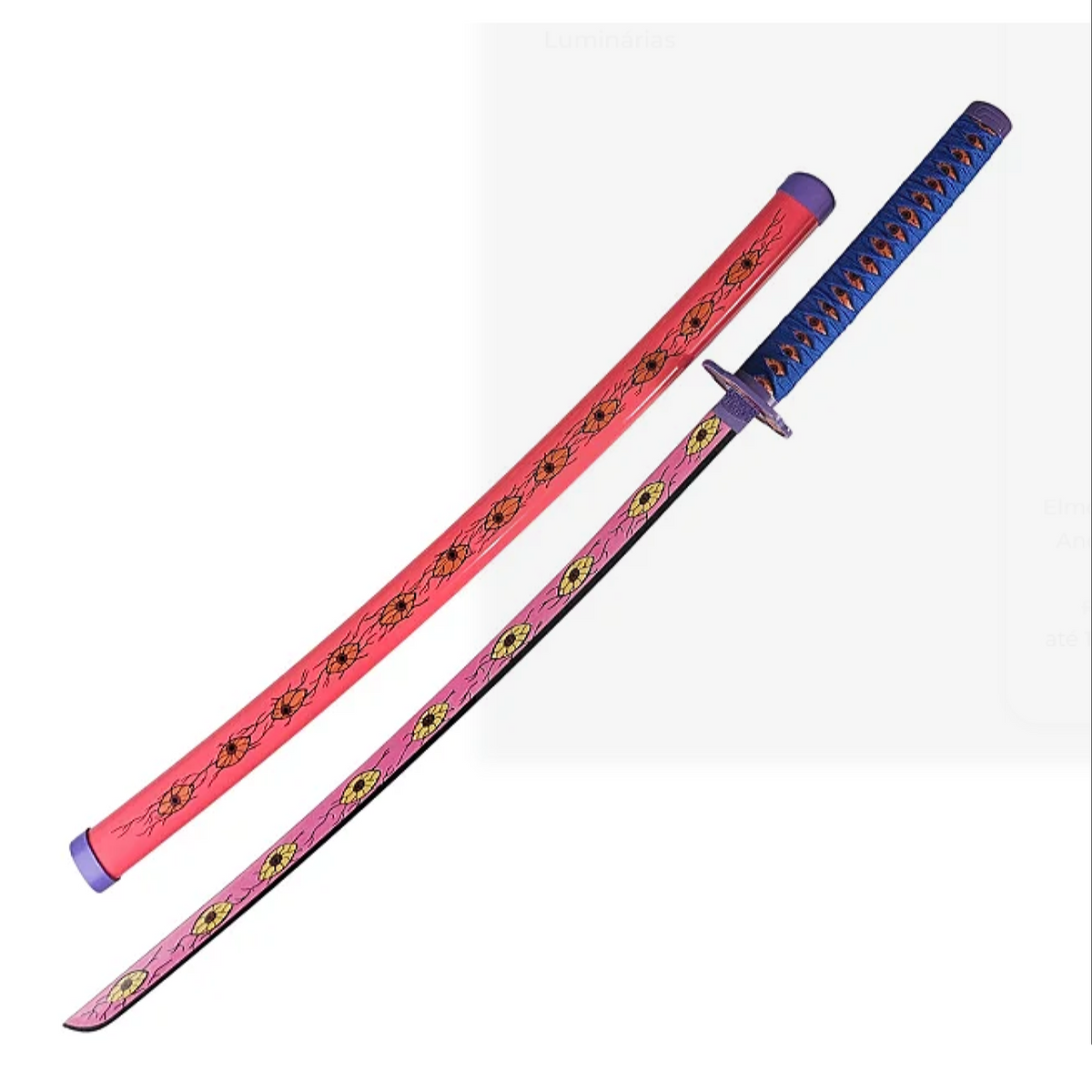 Demon Slayer Kokushibo Metal Katana Sword V2