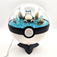 Pokemon Snorlax Light Up LED Crystal Terrarium Teal/White Poke Ball Handmade