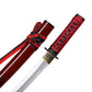 Hand Forged Mini Red Samurai Tanto Metal Katana Sword