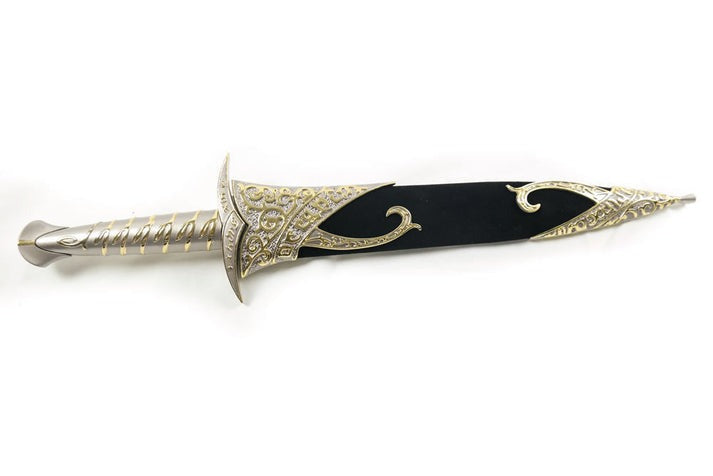 The Hobbit Deluxe Sting With Black Scabbard Metal Sword