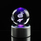 Torchic Pokemon Glass Crystal Pokeball 96 with Light-Up LED Base Ornament 80mm XL Size