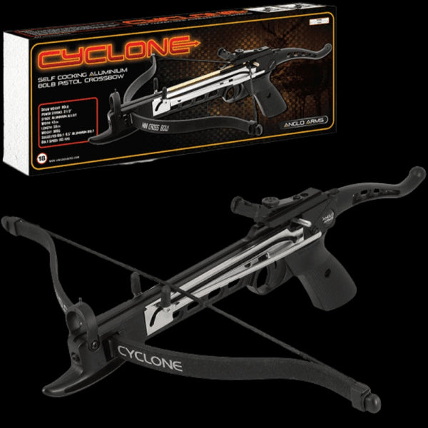 Anglo Arms Cyclone 80lbs Self Cocking Aluminium Pistol Crossbow Kit