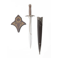 Lord of the Rings Metal Sting Sword With Plaque & Sheath