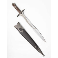 Lord of the Rings Metal Sting Sword With Plaque & Sheath
