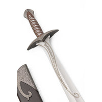 Lord of the Rings Metal Sting Sword With Plaque & Sheath