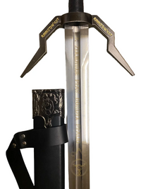 The Witcher 3 Geralt's Silver Sword Diagonal Guard Metal Sword