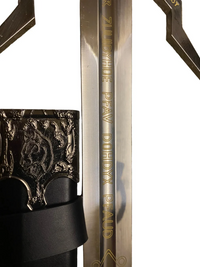 The Witcher 3 Geralt's Silver Sword Diagonal Guard Metal Sword