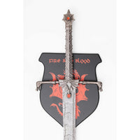 Dragon Blackfyre House Targaryen Metal Sword