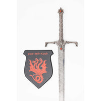 Dragon Blackfyre House Targaryen Metal Sword