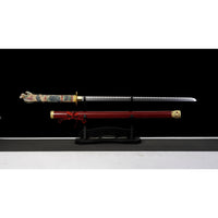 Highlander Connor Macleod Style Red Metal Katana Sword