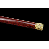 Highlander Connor Macleod Style Red Metal Katana Sword