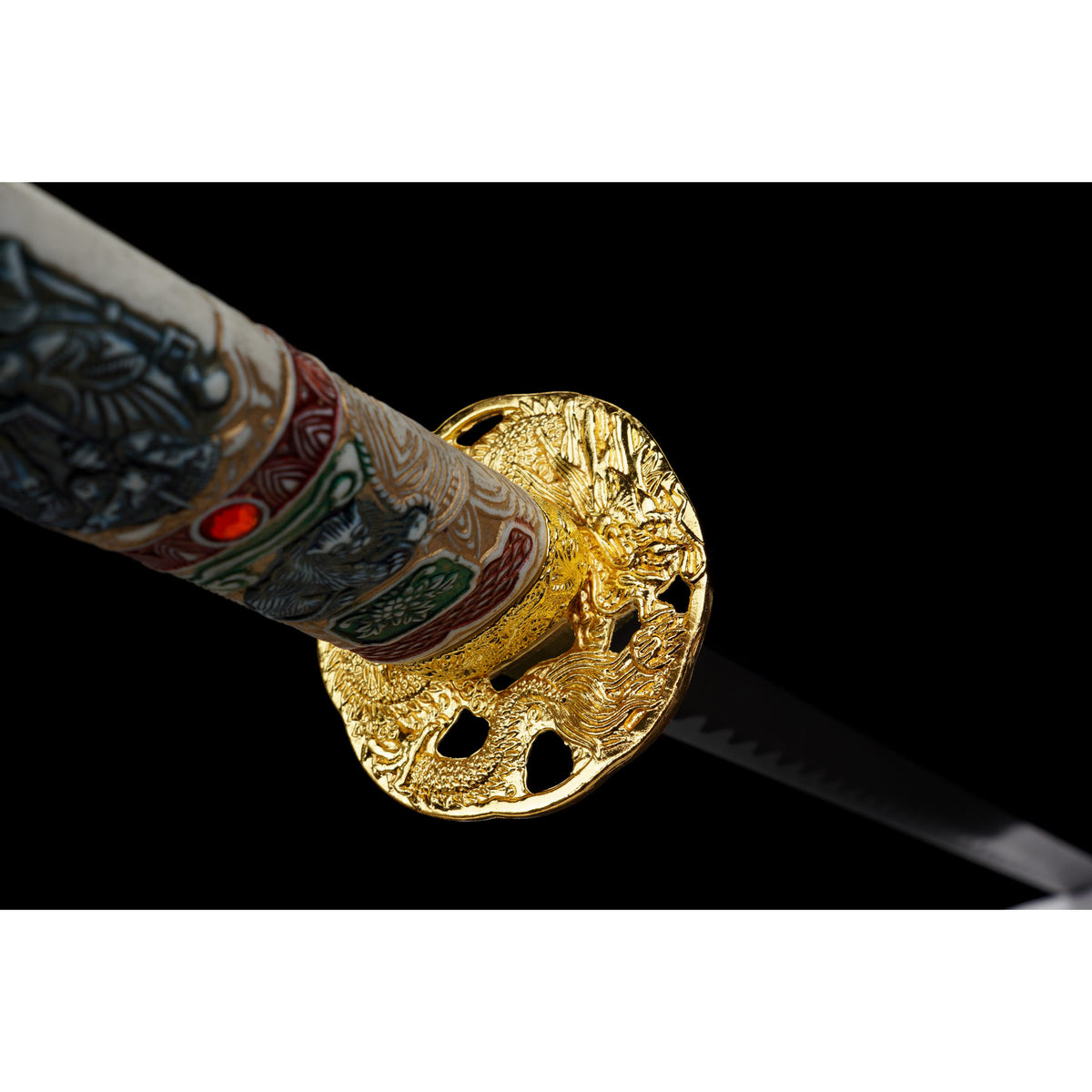 Highlander Connor Macleod Style Red Metal Katana Sword