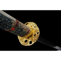Highlander Connor Macleod Style Red Metal Katana Sword