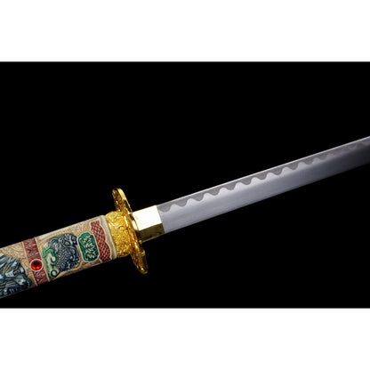 Highlander Connor Macleod Style Red Metal Katana Sword