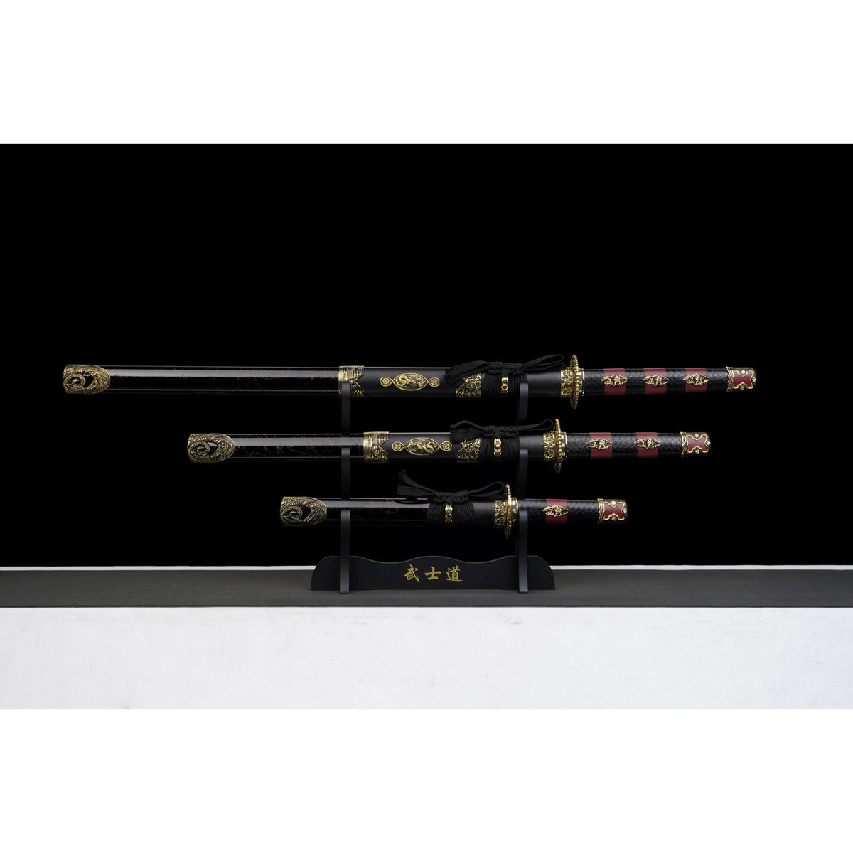 Dynasty Steel Samurai Katana Set of 3