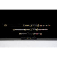 Dynasty Steel Samurai Katana Set of 3