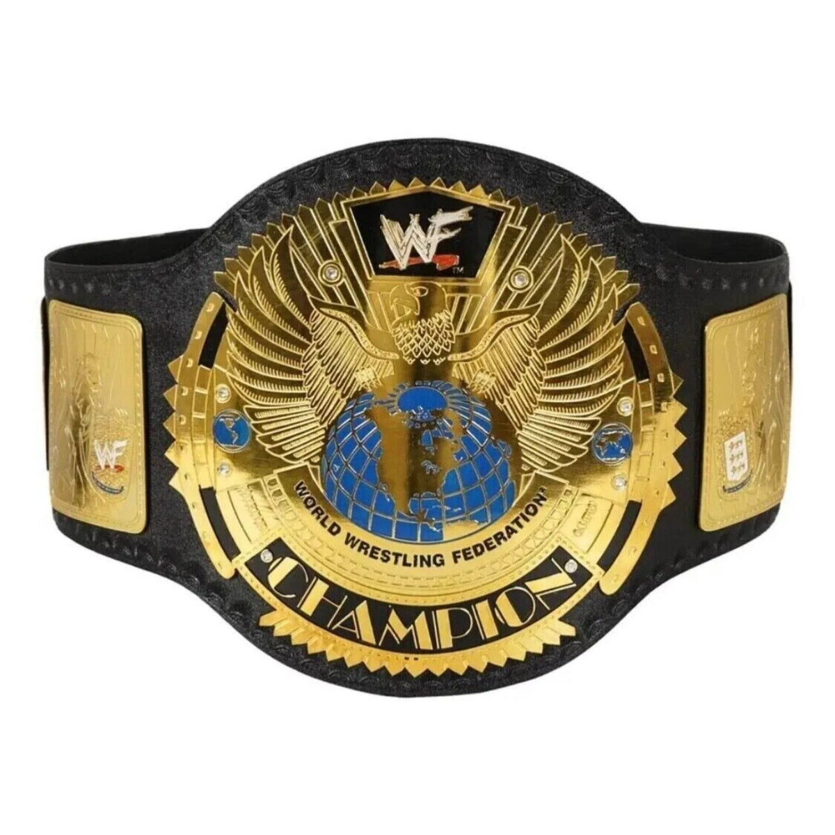 WWF Attitude Era Big Eagle Wing Spinner Championship Wrestling Belt 6MM Diecast Plate