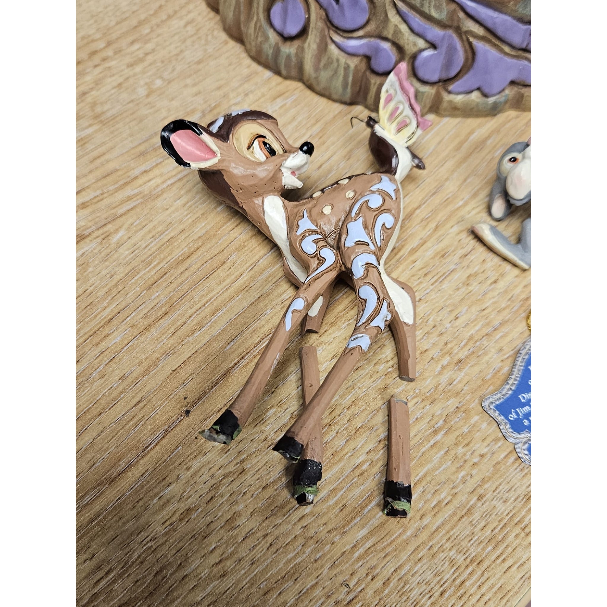 Disney Traditions Forest Friends Bambi 6010086 Figurine by Jim Shore DAMAGED 2
