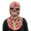 Skeleton Flesh Latex Mask Halloween Cosplay Fancy Dress Horror