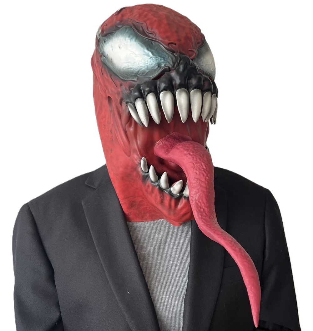 Carnage Latex Mask Halloween Horror Fancy Dress Cosplay