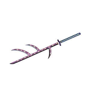 Demon Slayer Kokushibo Kyokokukamusari Flesh Nichirin Resin Prop Replica Sword