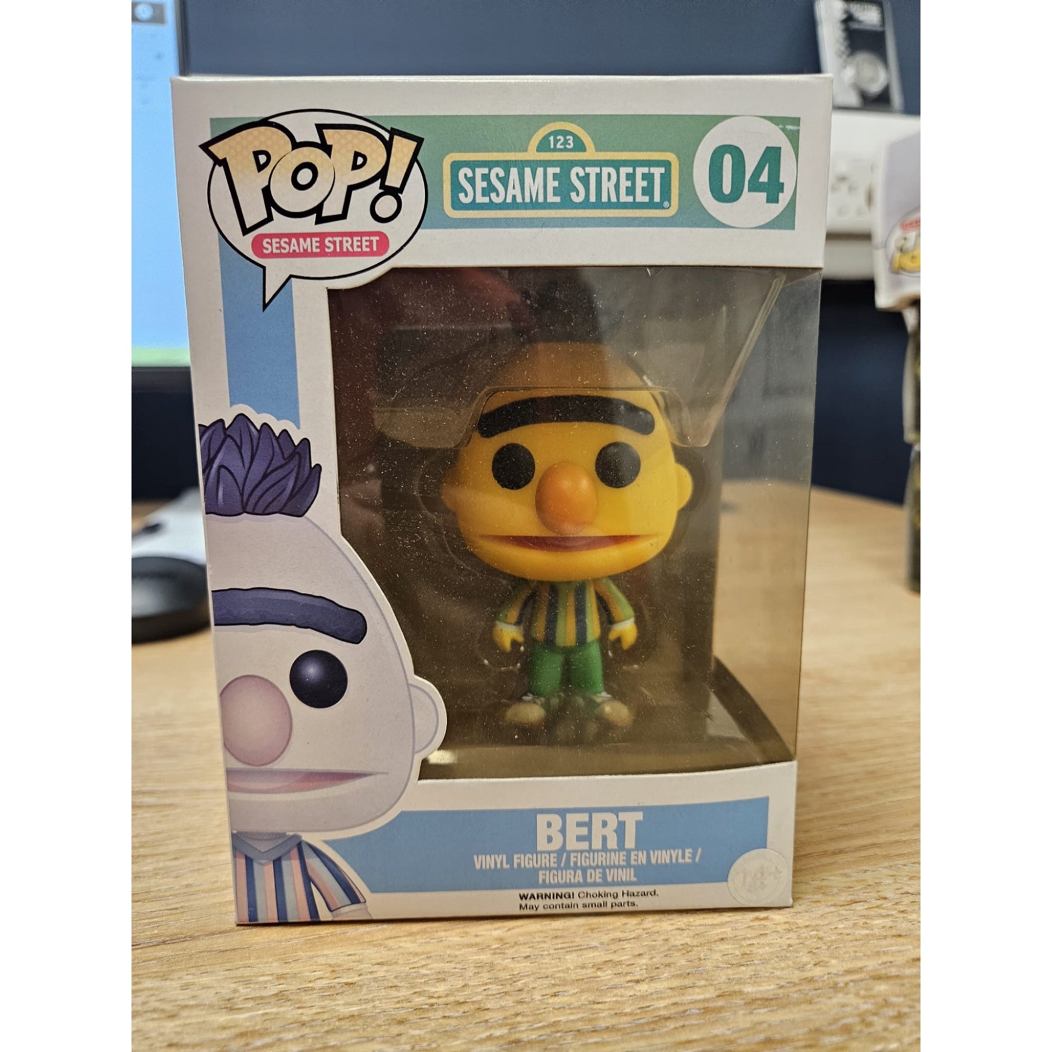 Sesame Street Bert Funko Pop! Vinyl Figure 04 DAMAGED BOX