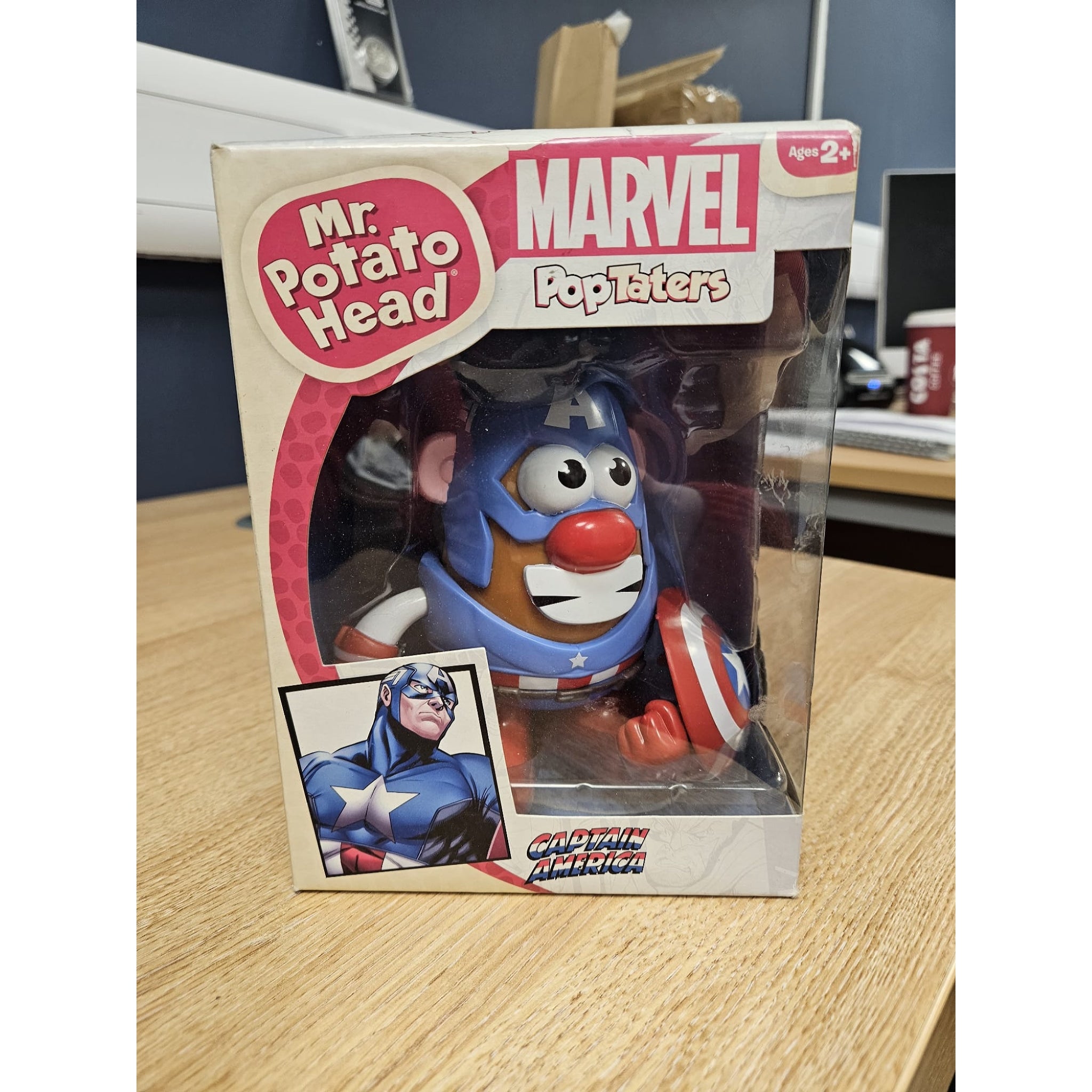 Mr. Potato Head Marvel Captain America Pop Taters DAMAGED BOX
