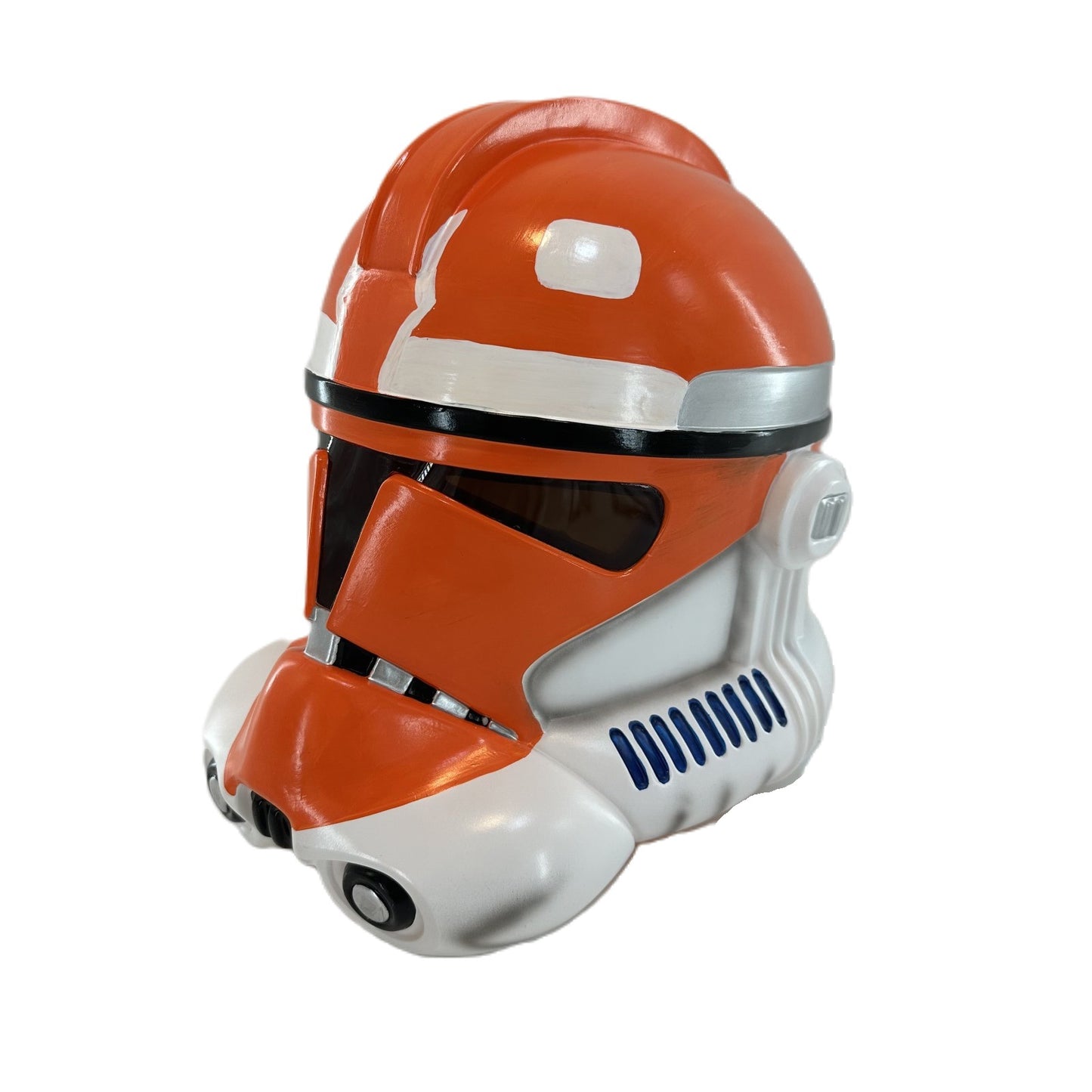 Ahsoka Clone Trooper Orange PVC Helmet Cosplay Prop