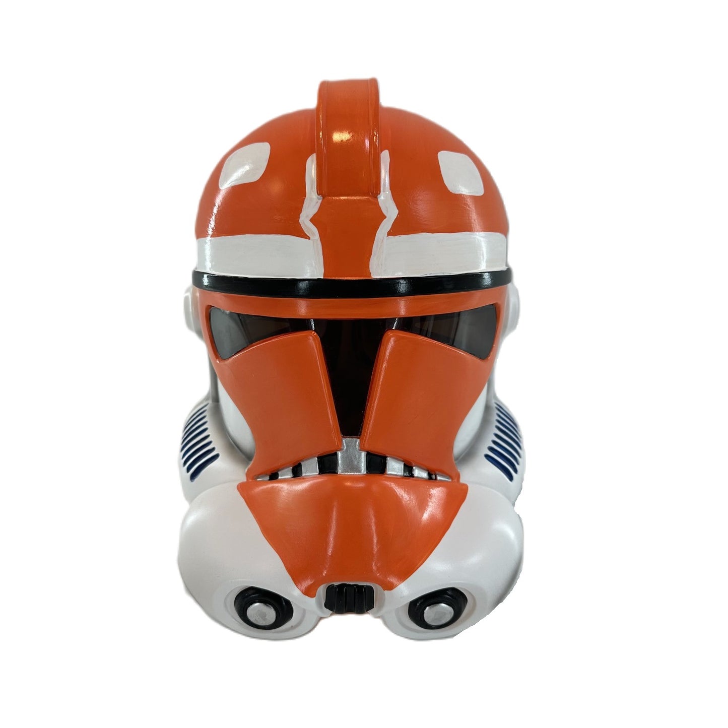 Ahsoka Clone Trooper Orange PVC Helmet Cosplay Prop