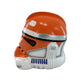 Ahsoka Clone Trooper Orange PVC Helmet Cosplay Prop