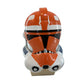 Ahsoka Clone Trooper Orange PVC Helmet Cosplay Prop