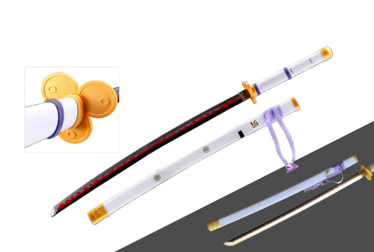 One Piece Ame No Habakiri Kozuki Oden LED Light Up Sword USB C Rechargable 40 Inch Wood & Plastic Cosplay Prop Replica