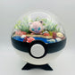 Pokemon Jigglypuff Crystal Terrarium Beach White Poke Ball Handmade