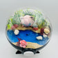 Pokemon Jigglypuff Crystal Terrarium Beach White Poke Ball Handmade