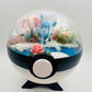 Pokemon Glaceon Crystal Terrarium Blossom White Poke Ball Handmade