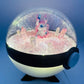 Pokemon Sylveon Sitting Light Up LED Crystal Terrarium Pink/White Poke Ball Handmade