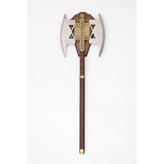 Lord Of The Rings Gimli Metal Axe with Plaque