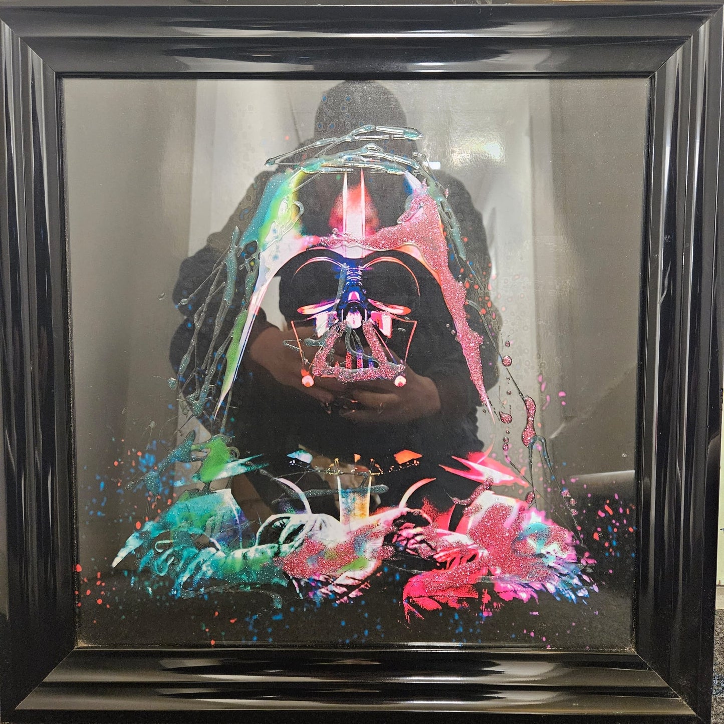 Star Wars Darth Vader Diamond Glitter Framed Picture